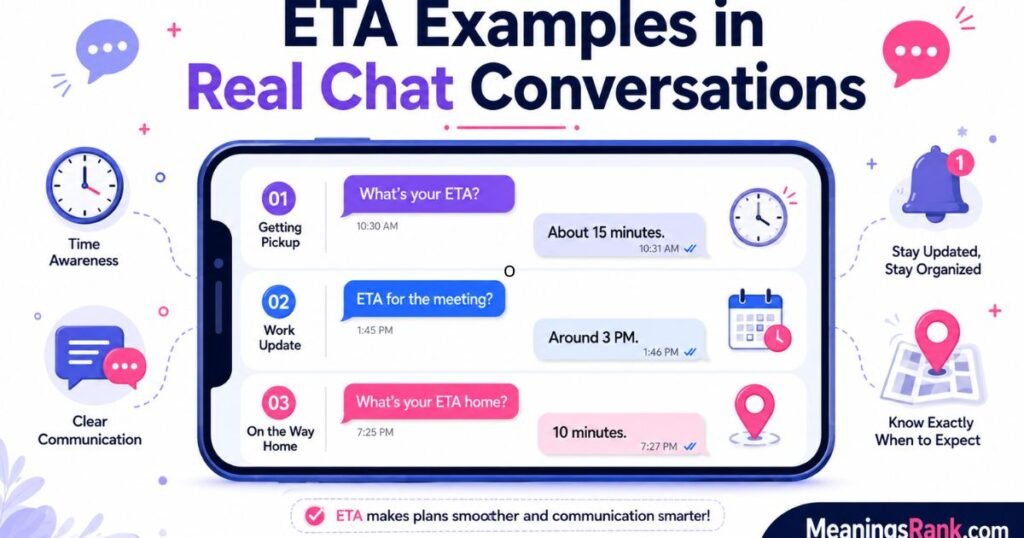 ETA Examples in Real Chat Conversations