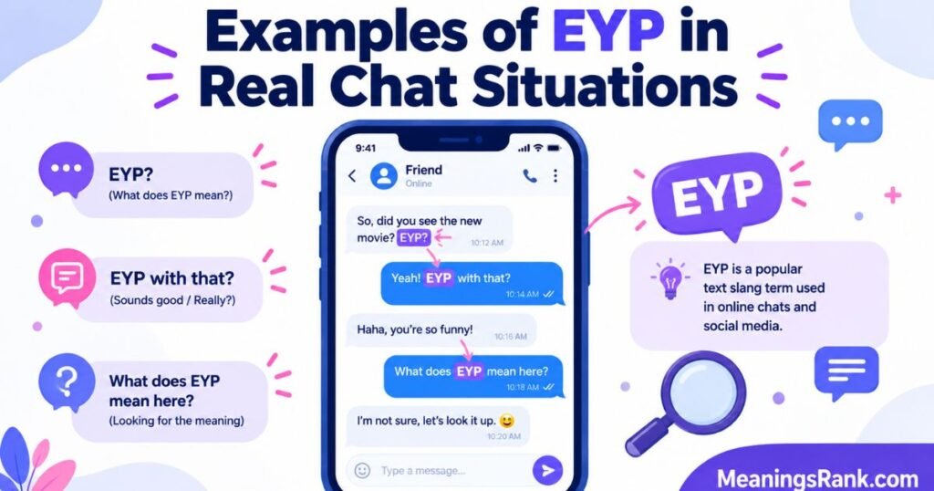 Examples of EYP in Real Chat Situations