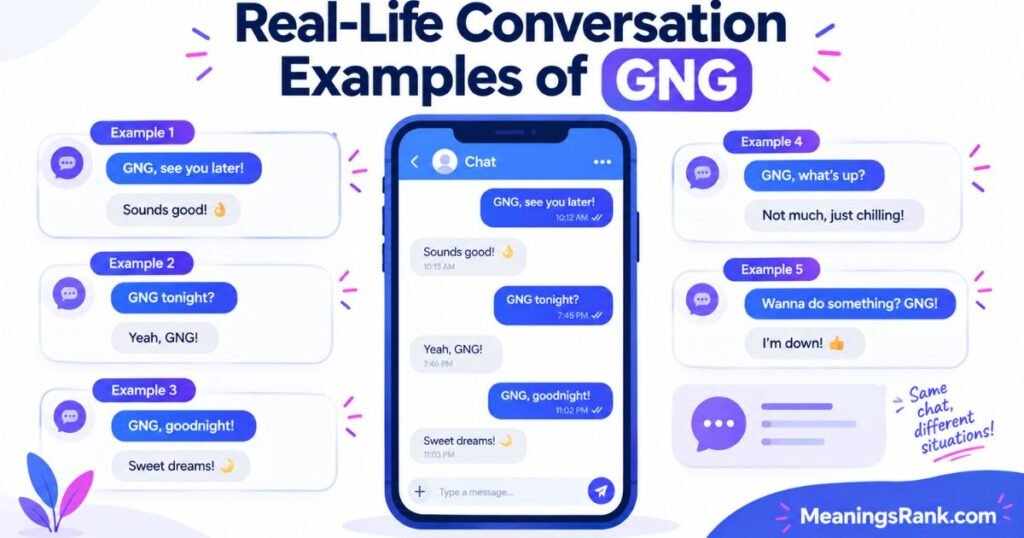 Examples of GNG in Real Life