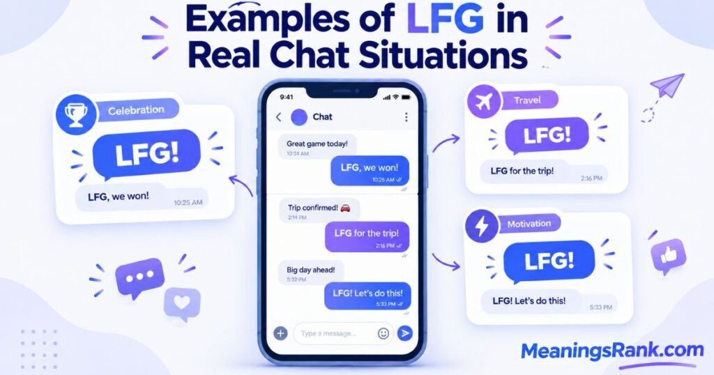 Examples of LFG in Real Chat Situations