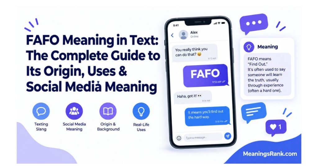 FAFO Meaning in Text