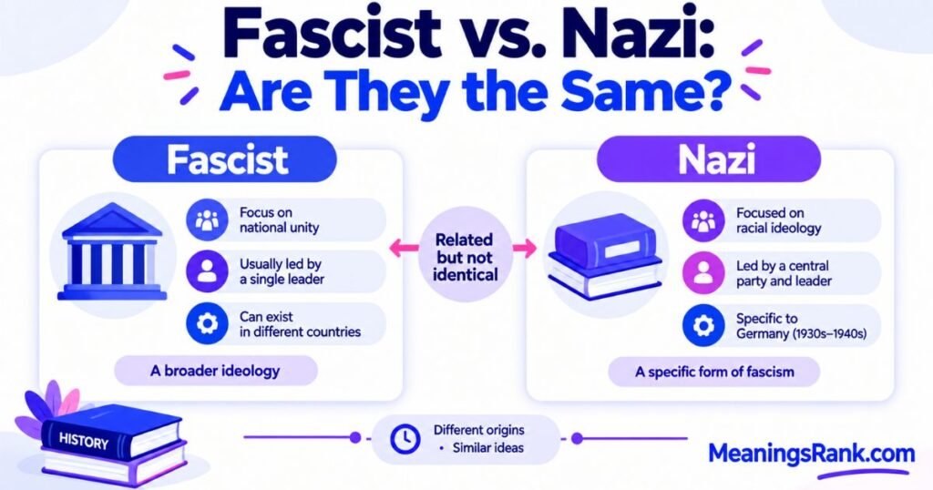 Fascist vs. Nazi Are They Same