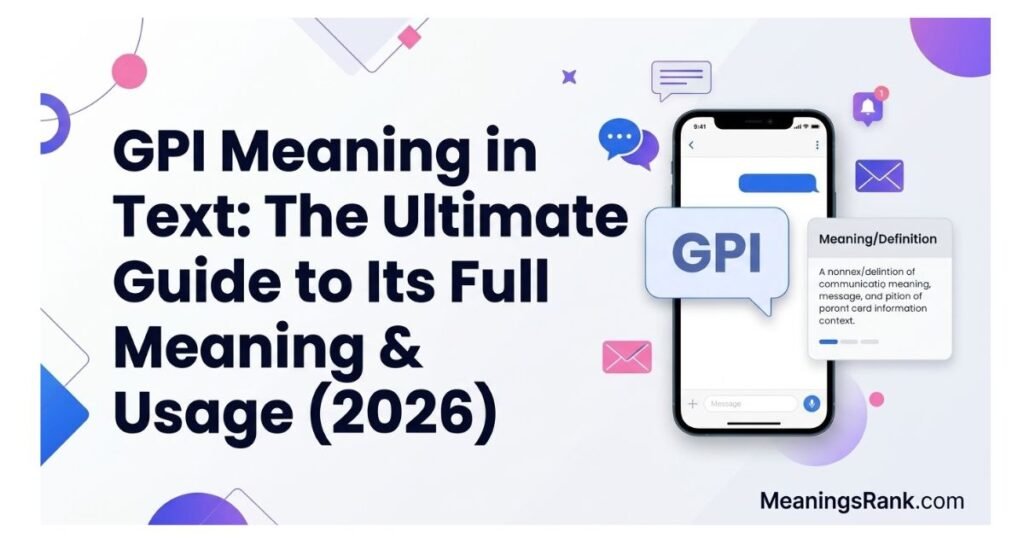 GPI Meaning in Text