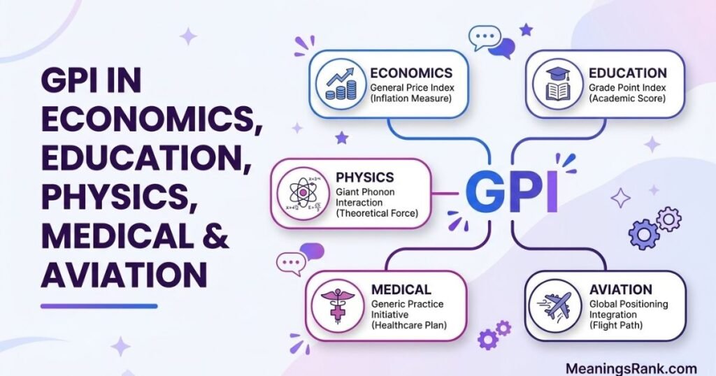 GPI in Economics, Education, Physics, Medical & Aviation