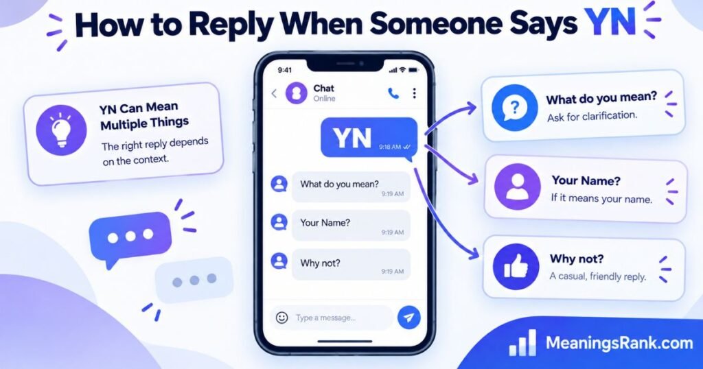 How to Reply When Someone Says YN