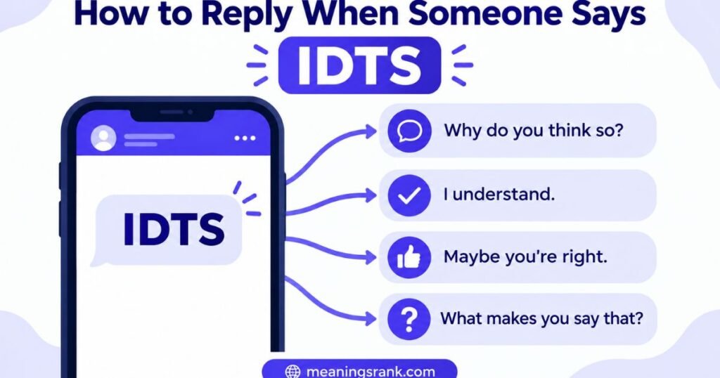 How to Reply to IDTS