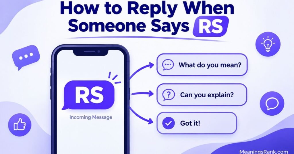 How to Reply to RS