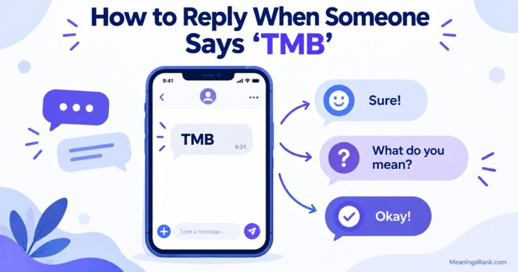 How to Reply to TMB