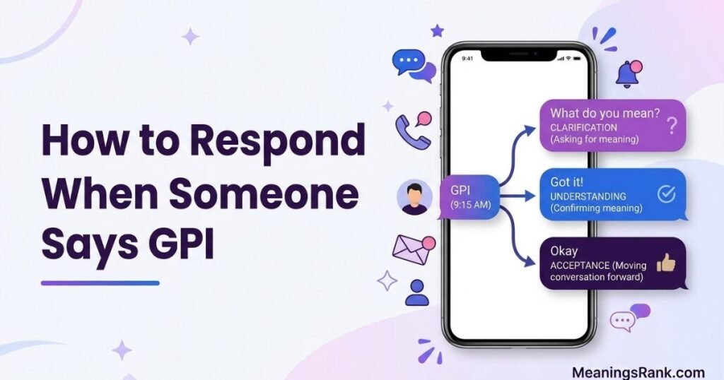 How to Respond When Someone Says GPI