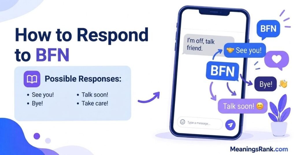 How to Respond to BFN