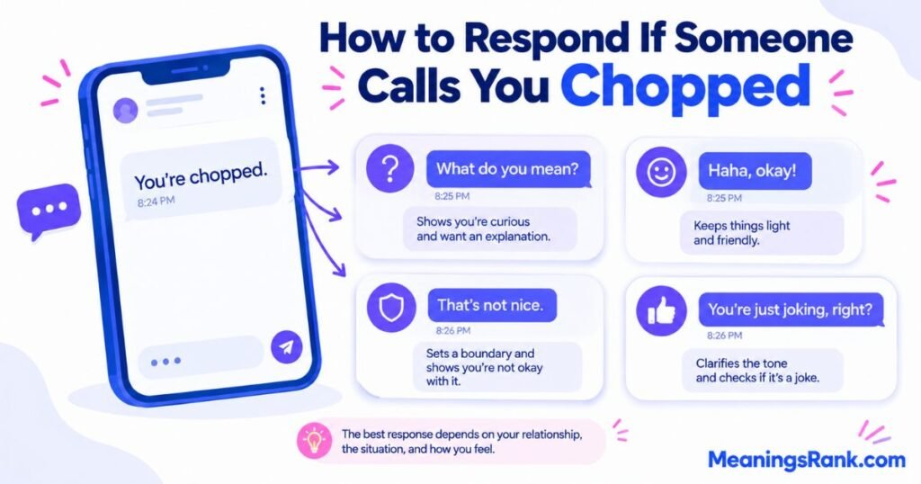 How to Respond to Chopped