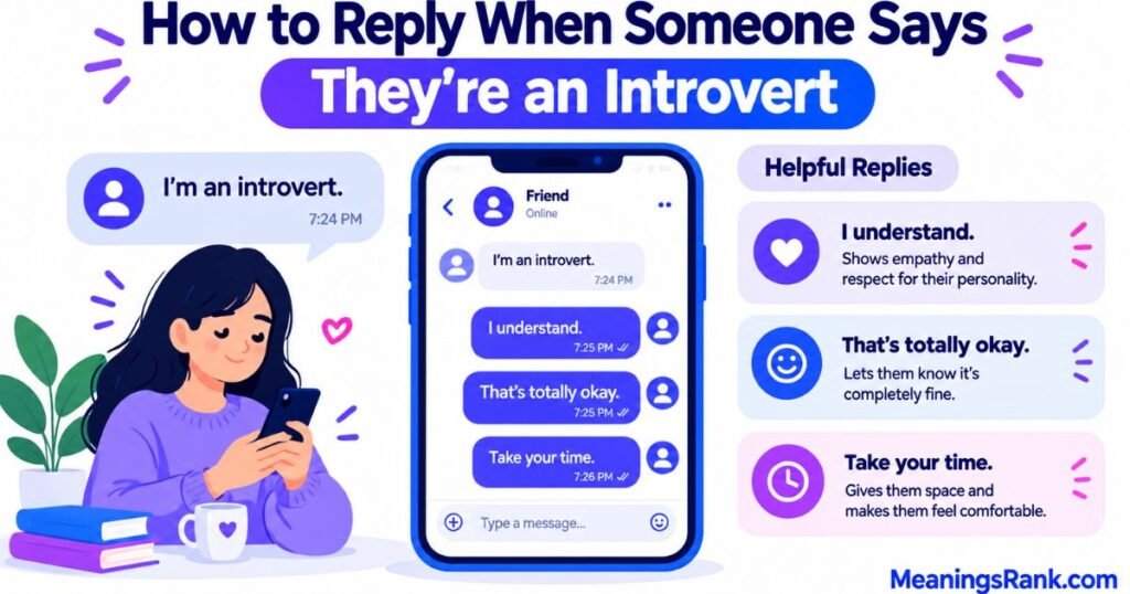 How to Respond to Introvert