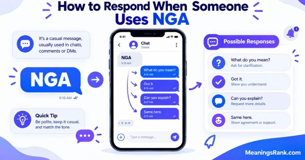 How to Respond to NGA