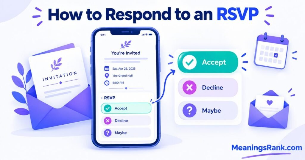 How to Respond to RSVP