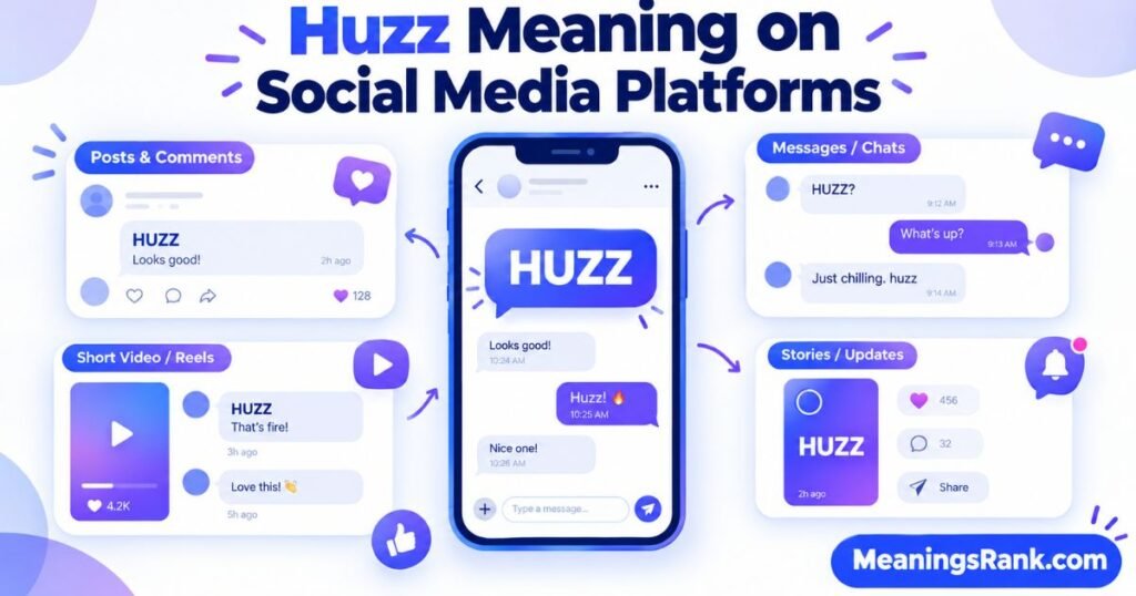 Huzz Meaning on Social Media