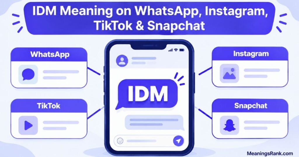 IDM Meaning on Social Media