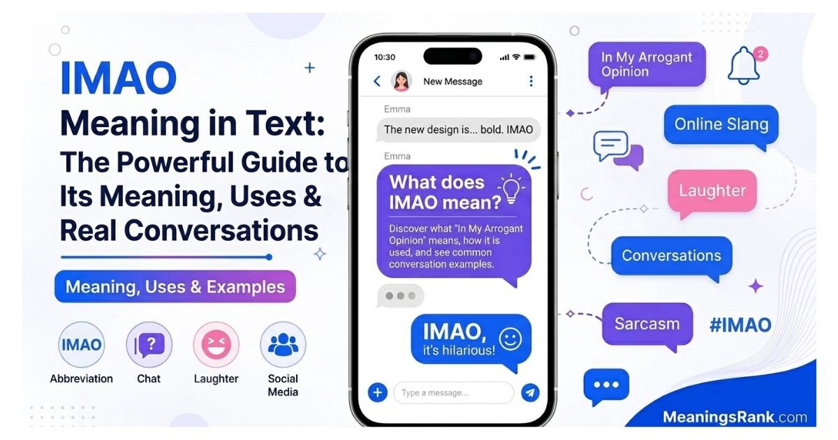 IMAO Meaning in Text