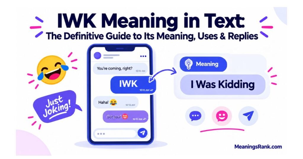 IWK Meaning in Text