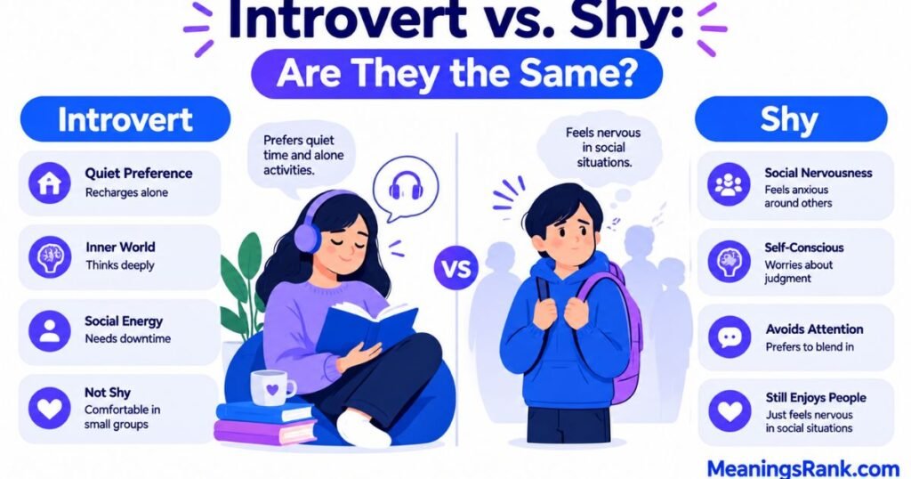 Introvert vs. Shy Are They the Same