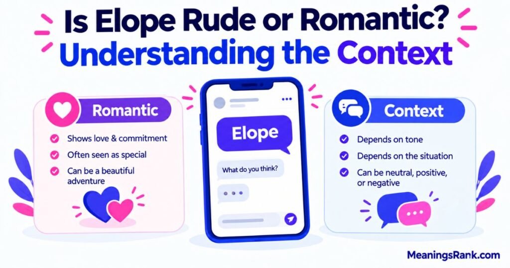 Is Elope Rude or Romantic Understanding the Context