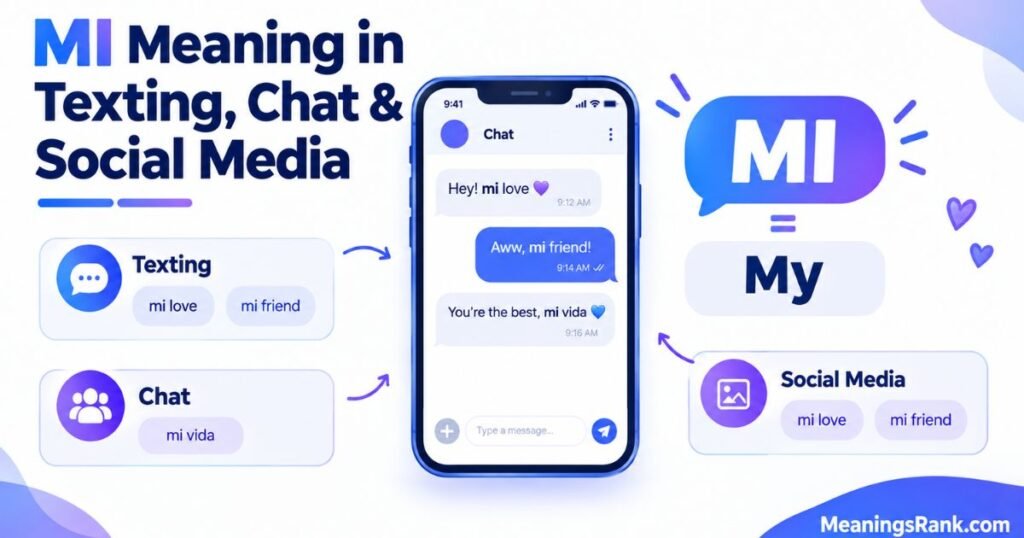 MI Meaning in Texting, Chat & Social Media