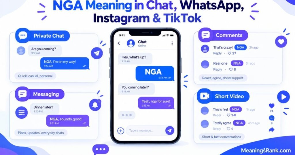 NGA Meaning in Chat, WhatsApp, Instagram & Tiktok