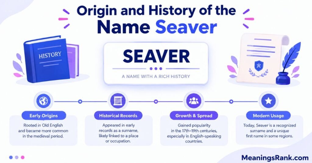 Origin and History of the Name Seaver
