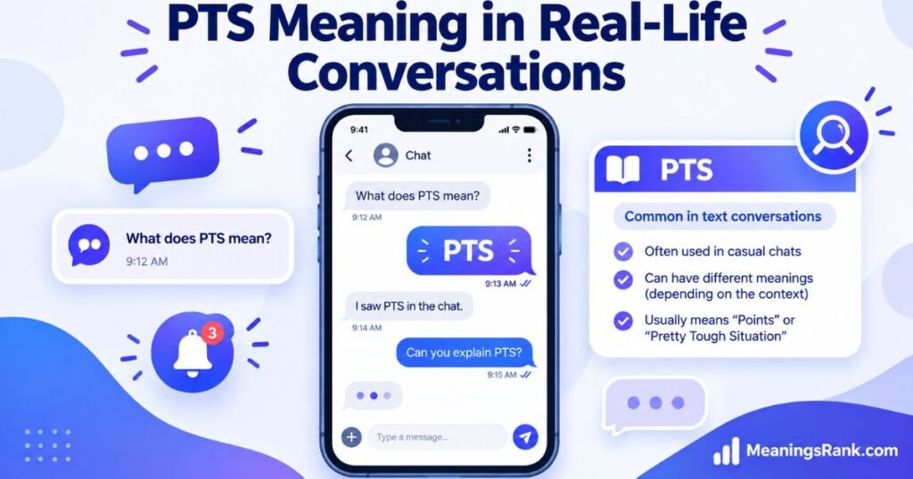 PTS Meaning in Real-Life Conversations