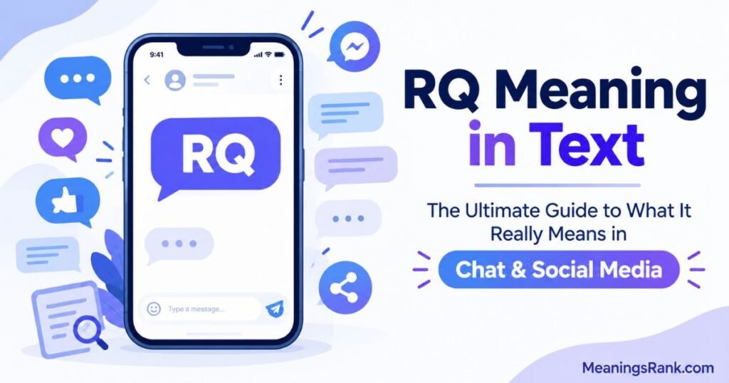 RQ Meaning in Text: The Ultimate Guide to What It Really Means in Chat & Social Media