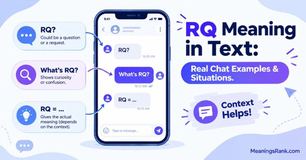 RQ Meaning in Text Real Chat Examples & Situations