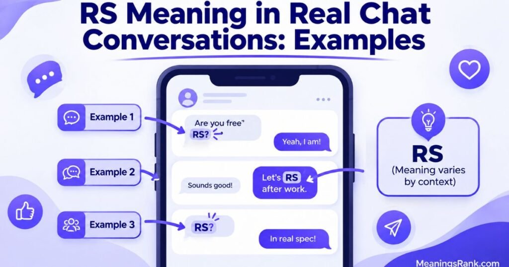 RS Meaning in Real Chat Conversations Examples