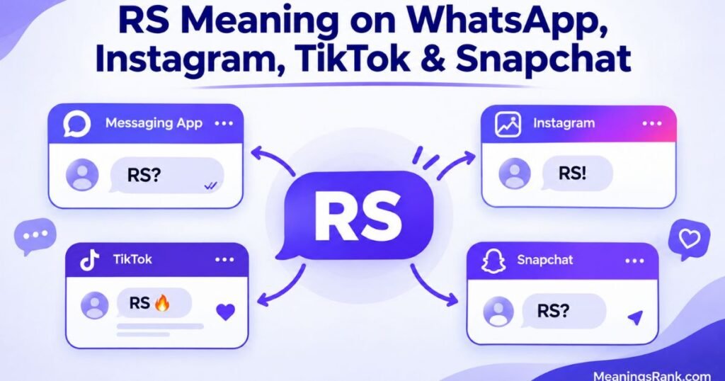 RS Meaning on Social Media