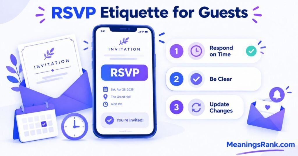 RSVP Etiquette for Guests