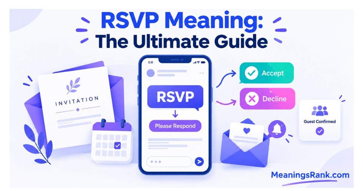 RSVP Meaning