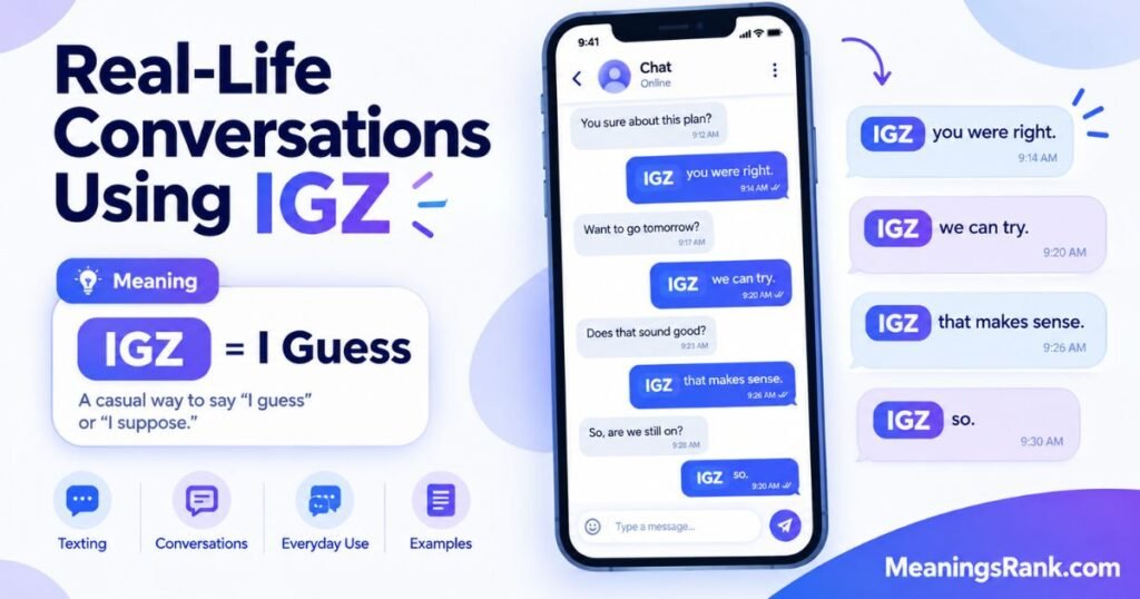 Real-Life Conversations Using IGZ