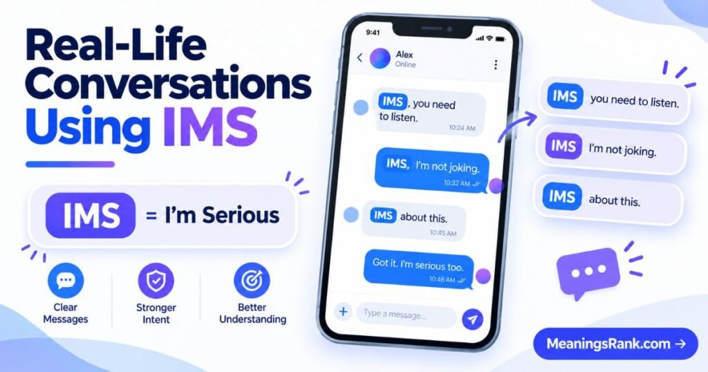 Real-Life Conversations Using IMS