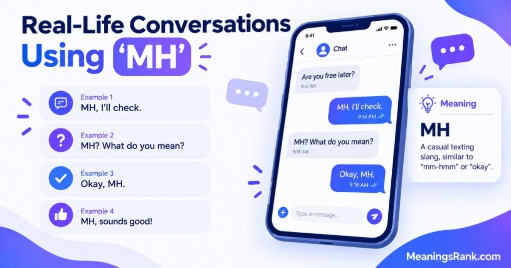 Real-Life Conversations Using MH