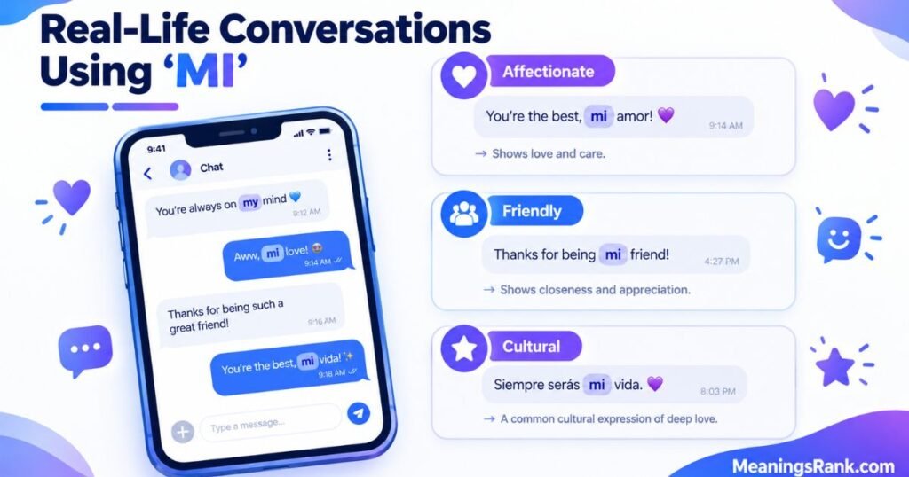 Real-Life Conversations Using MI