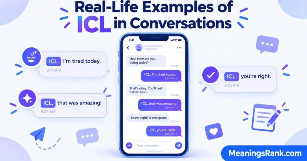 Real Life Examples of ICL