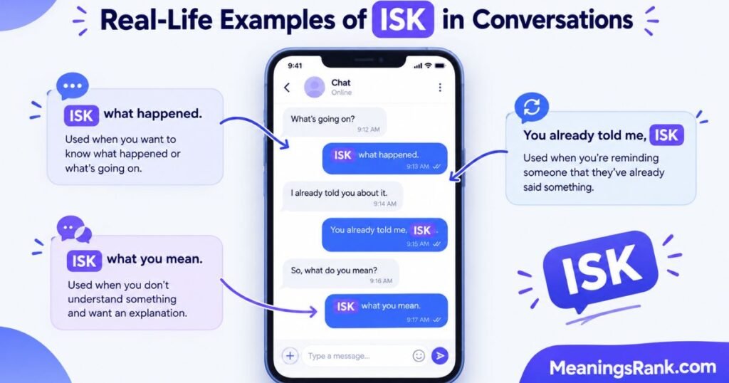 Real-Life Examples of ISK in Conversations