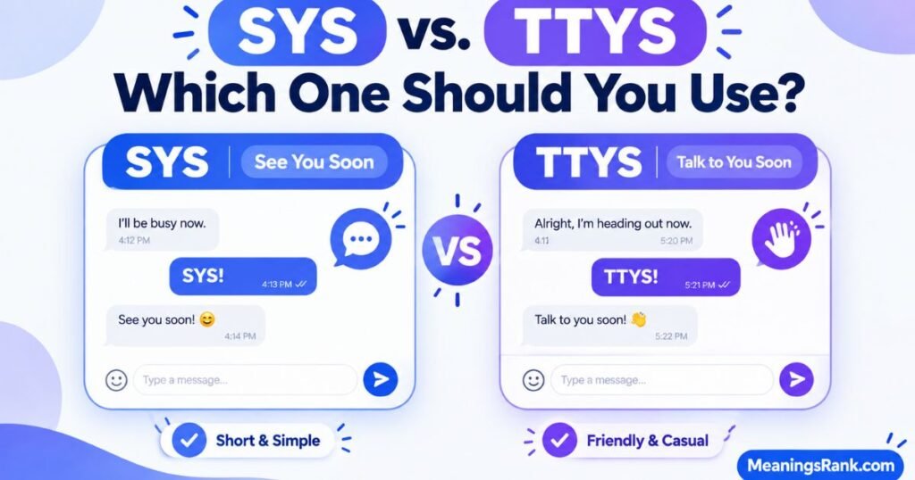 SYS vs. TTYS