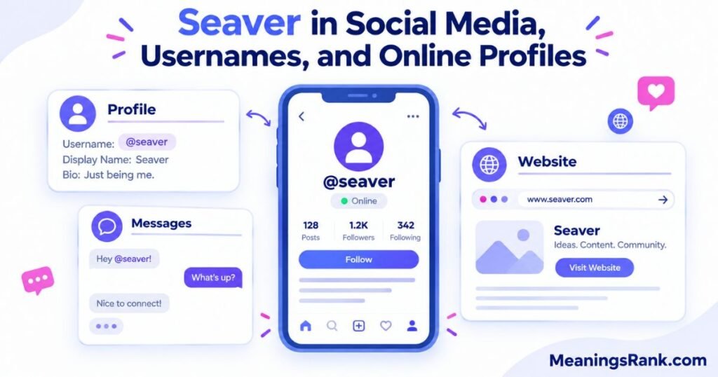 Seaver on Social Media, Usernames, and Online Profiles
