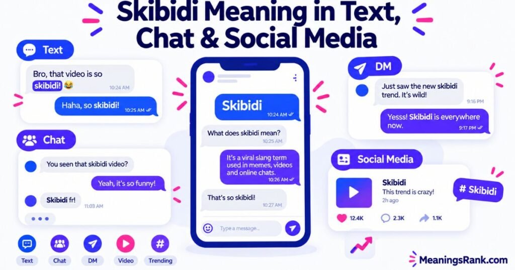 Skibidi Meaning in Text,Chat & Social Media