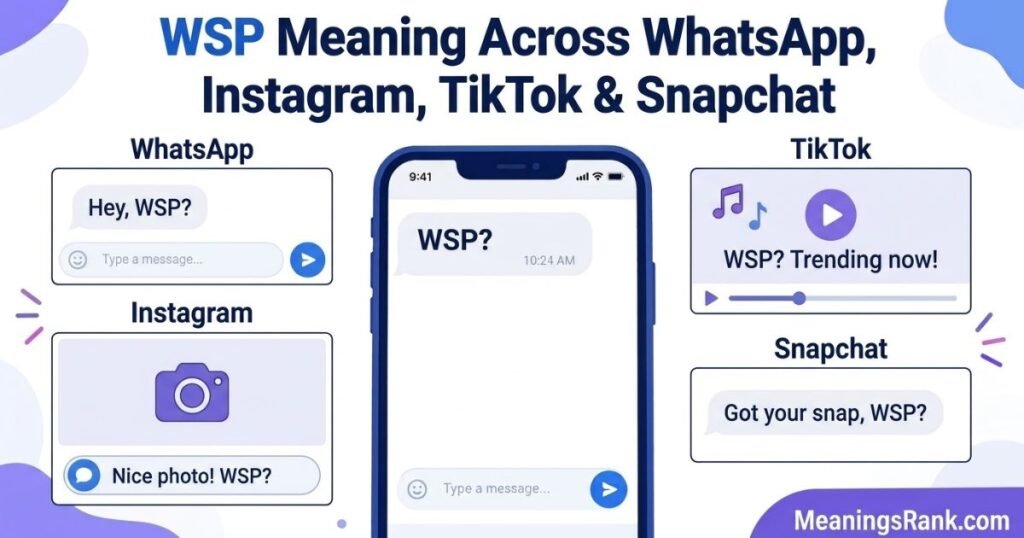 WSP Meaning Across Social Media
