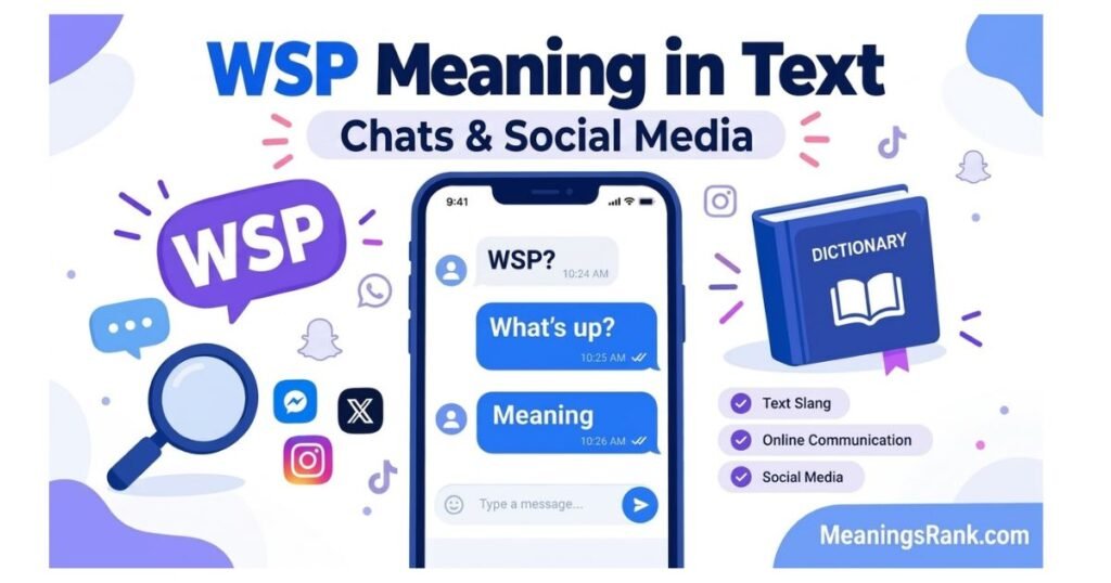 WSP Meaning in Text