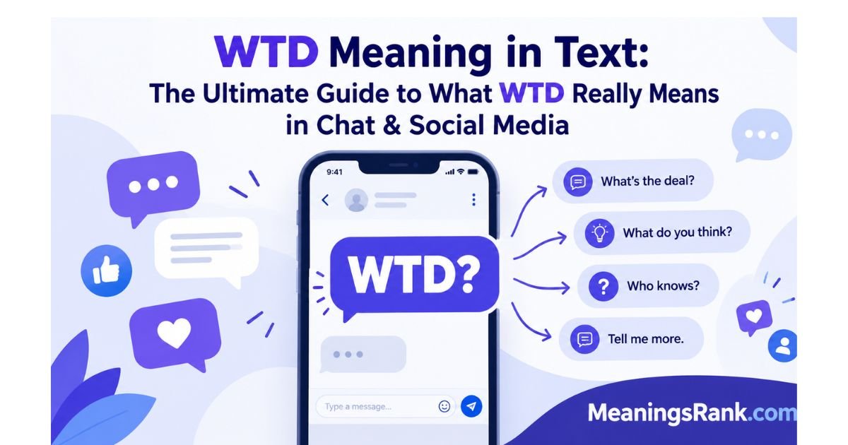 WTD Meaning in Text