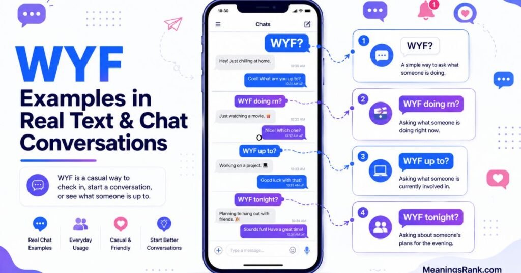 WYF Examples in Real Text & Chat Conversations