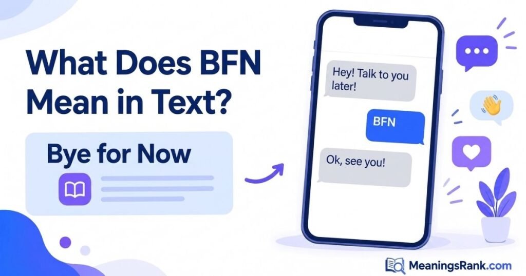 What Does BFN Mean in Text