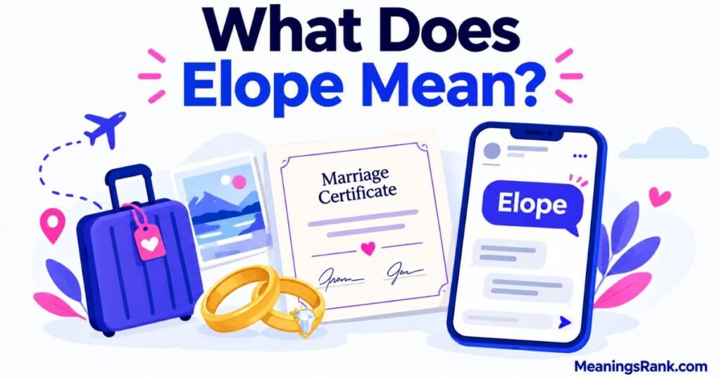 What Does Elope Mean