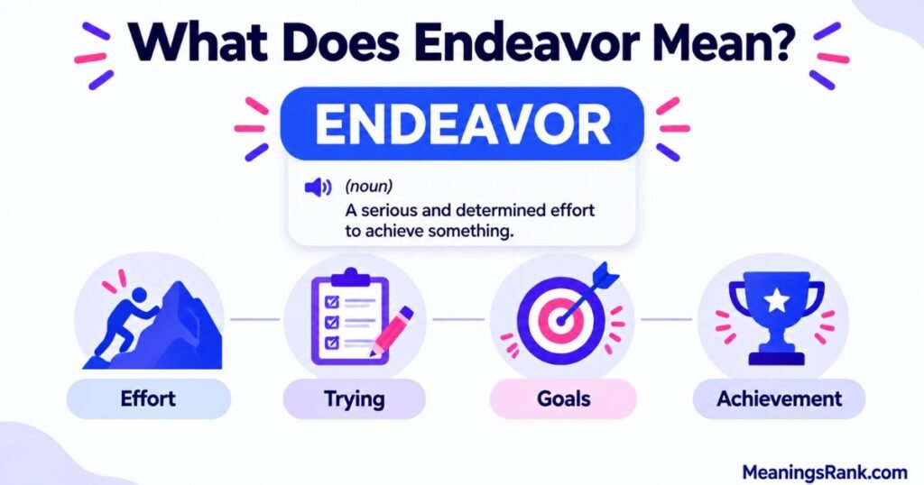 What Does Endeavor Mean